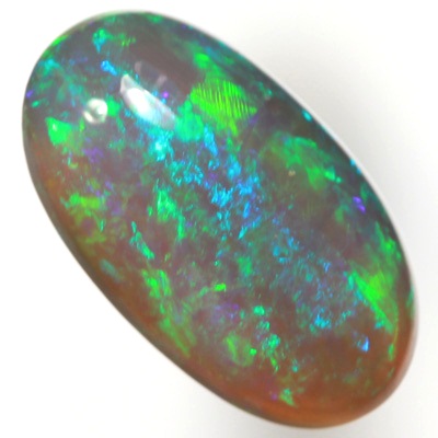 SOLID BLACK CRYSTAL OPAL Bright and sparkling green and turquoise purple fire